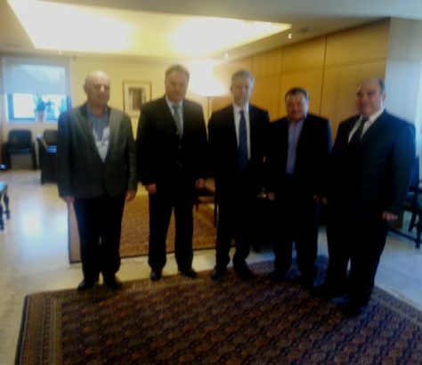 Συνάντηση με Υφυπουργό Αθλητισμού Κ. Σταύρο Κοντονή 